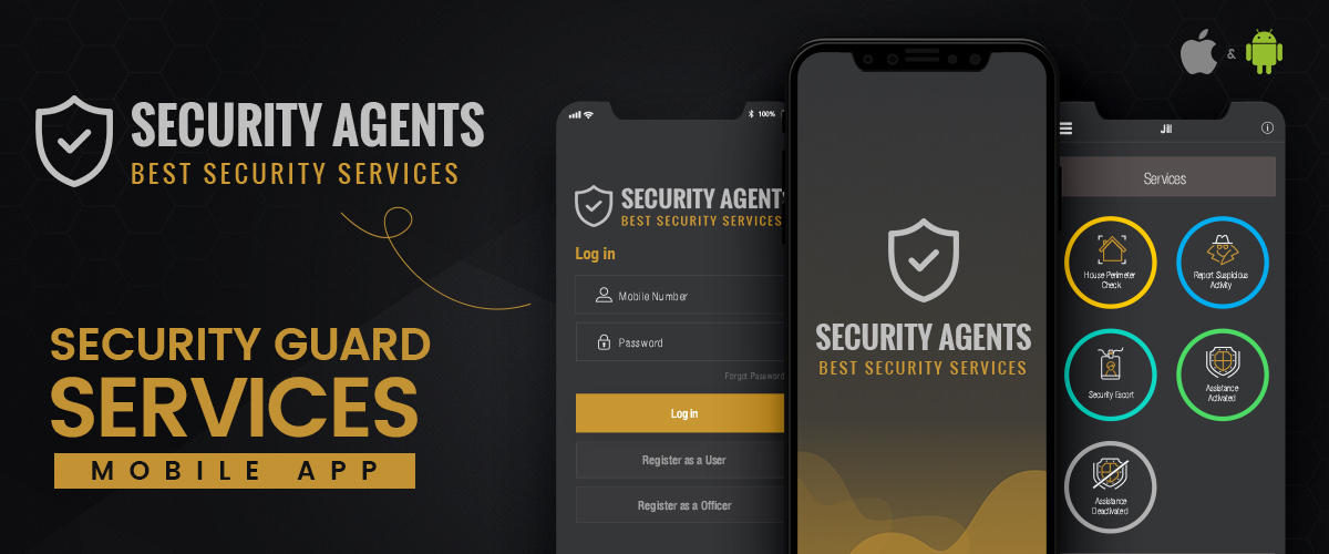 Security Guard Services Mobile Application for iPhone and Android Development Company India