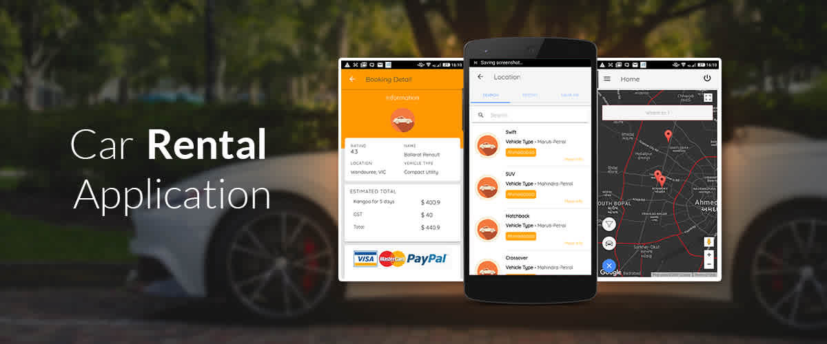 Car Rental Mobile App for Android & iPhone