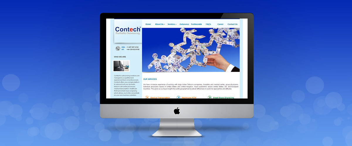 ContachBPO – Web design