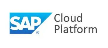 The SAP Cloud Platform logo, featuring the SAP name in white on a blue background, accompanied by the words Cloud Platform in black text to the right.