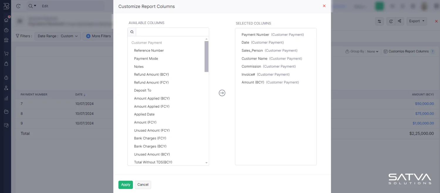 Zoho_Books_Customize_Payment_Report_Columns