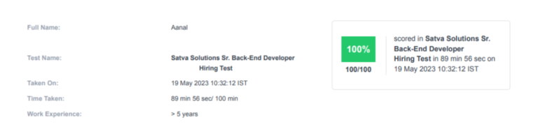 Recognized software HackerRank For Developers