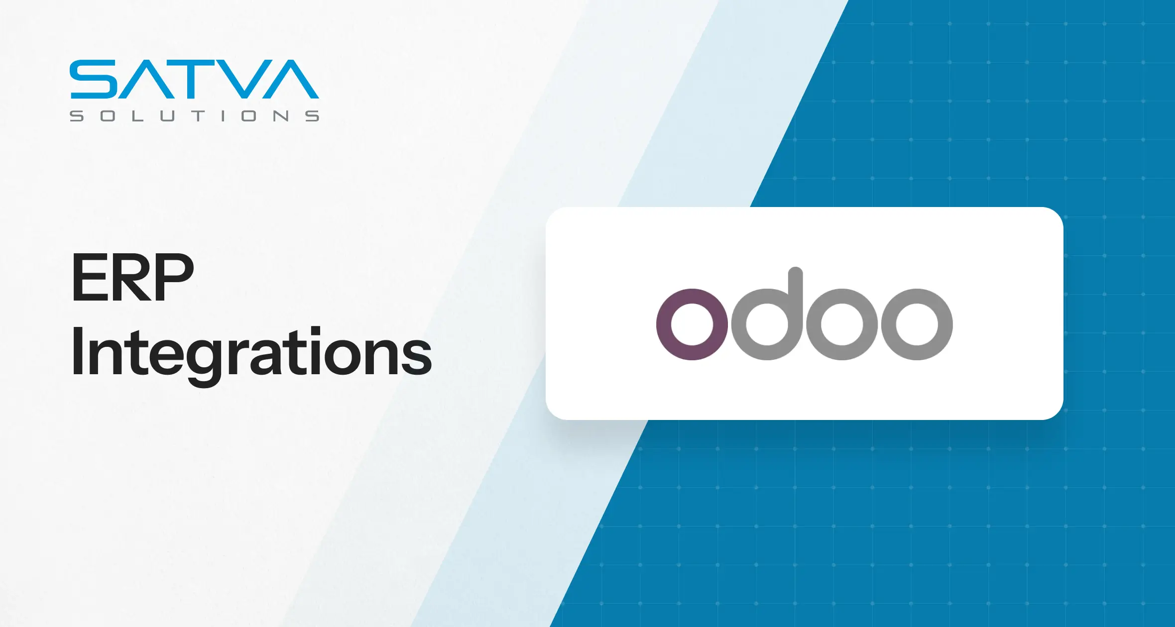 Odoo API Integration Services | Odoo ERP integrators in USA | Satva ...