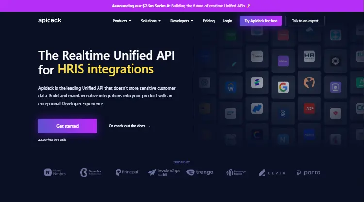 Apideck unified API platform simplifying B2B SaaS integrations with pre-built connectors for accounting, HR, and CRM software