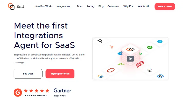 Knit unified API platform designed for seamless integration of payroll, HR, and accounting applications across modern businesses