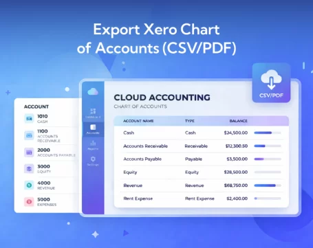 Download Xero’s Chart of Accounts