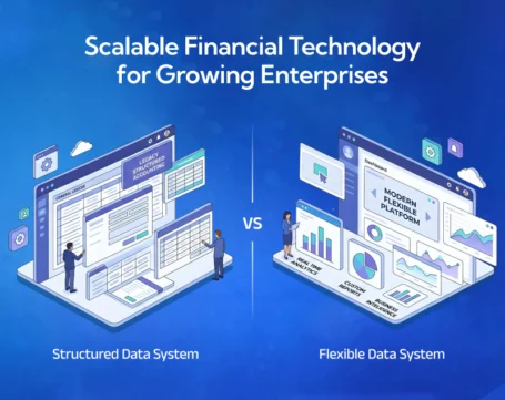 Scalable financial technology comparing structured vs flexible data systems for modern enterprise accounting and analytics